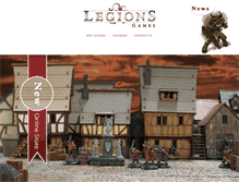 Tablet Screenshot of legionsgames.com